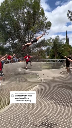 World’s largest trampoline, you have to see this!