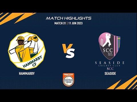 Match 31 - HAM vs SSD| Highlights | FanCode ECS Sweden | 11 June 2023 | ECS23.446