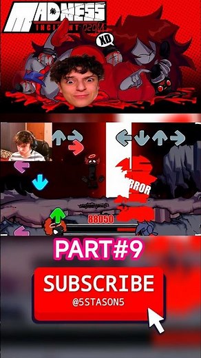 Friday Night Funkin’ VS MADNESS Incident 0201A (PART 9) #shorts #fnfmod #fridaynightfunkin #stason