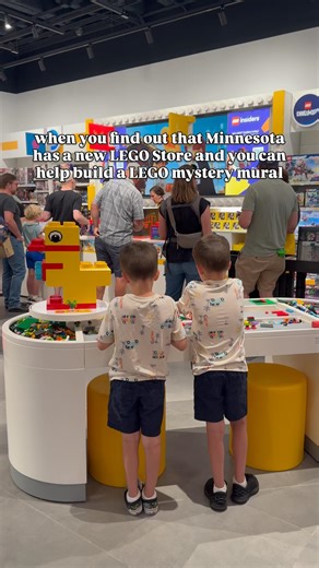 Samantha | Minnesota + Midwest + Beyond Family Fun + Travel on Instagram: "Calling all master builders and LEGO enthusiasts!🧱 The newest LEGO store has officially opened its doors at Ridgedale Center in Minnetonka, and it’s a paradise of bricks waiting to be explored! To celebrate its grand opening weekend, guests are invited to participate in a special, community-driven event. Head to the store and you can take part in constructing a giant, collaborative LEGO mural! It’s an incredible opportun