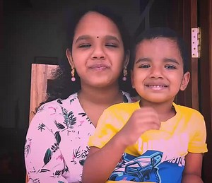 2.4M views · 140K reactions | Neeli Neeli Akasham. .......our another attempt ❤❤ | Aniirvinhya & Avirbhav | Facebook