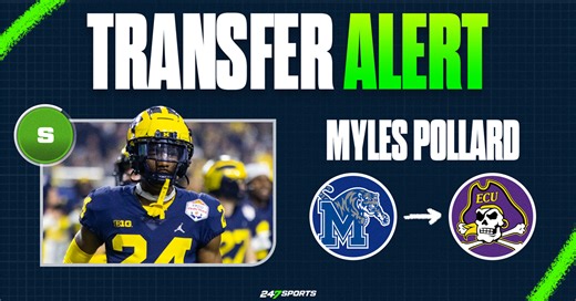 COMMIT: Former Michigan, Memphis DB Myles Pollard signs with ECU