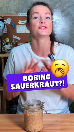 Boring Sauerkraut? 6 Flavor Hacks That Actually Work 🌟 #fermentation