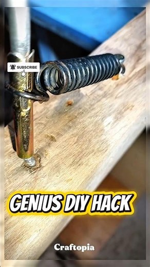 The easiest way to expand strong springs. #spring #Shorts #diy #tricks #tools #tips #howto