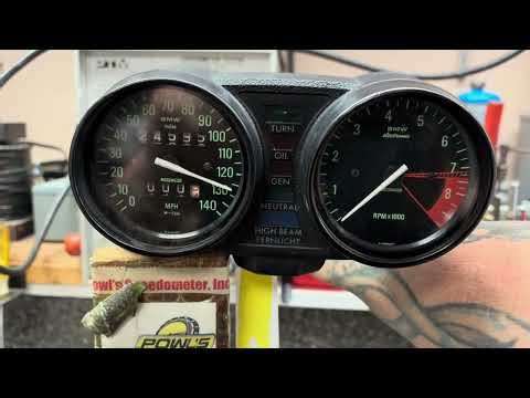 Repaired this speedometer out of a 1983 BMW R80RT….