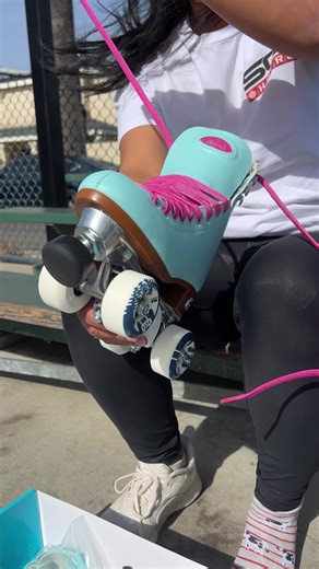 Your new park BFF is here! 🐇💖 The Bunny Hop package has all the gear you need to take your skills to the next level. Your choice of Blue Sky or Strawberry Lemonade Beach Bunny with a Slide Block and Park Wheels attached. This complete package is ready to go as soon as it arrived at your door 🤩 Let’s roll! 🛼🔥 #BunnyHopSkates #SkaterGoals