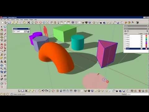 Layers in SketchUp 8 pro