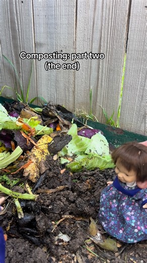 Your Grandma Green on Instagram: "You really can’t go wrong with composting. If you have a little section in your garden just dig a hole and dump it in. You can continue to dig little holes and just add your fruits and vegetable scraps. You can let the worms do the rest. The bugs will help break it down. If you do have squirrels and other rodents to be concerned about, you can cover your hole with a paver stone, a tip I learned from @simonakeroydgardenwriter Simon is a really cool guy and I reco