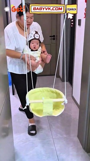 Indoor Baby Swing: Quick Install, Fun, Easy & Baby-Friendly Indoor Activity #BabyPlay