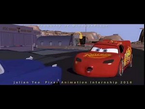 |CARS| Lightning McQueen Test Animation with Sound Part 1