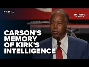 Ben Carson says Charlie Kirk 'ran circles around people with college degrees'