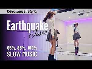JISOO ‘Earthquake’ Full Dance Speed-Up CHALLENGE | K-Pop Dance Tutorial mirror | Ria DanceFit