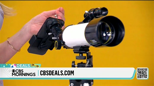 From a telescope to pool accessories, these products could help make this summer a little bit brighter. Check out our exclusive, discounted prices ➡️ https://cbsn.ws/3QmY5D6 #affiliatelink | CBS Mornings
