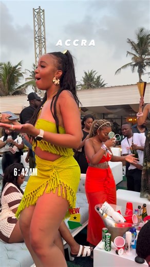 The New Ghana 🇬🇭 on Instagram: "From dusk till dawn — Accra’s nightlife belongs to Ghana Girls 🌃✨"