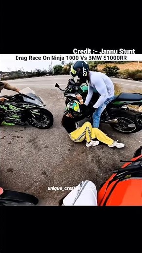 BMW 1000 vs ninja 1000🫶#shorts