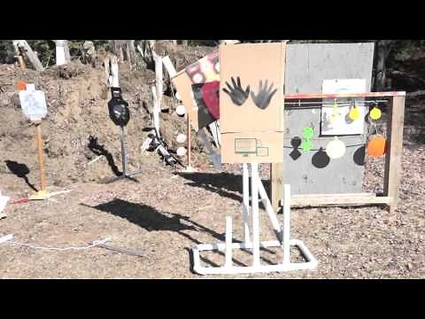 DIY Swinging Target from PVC pipe