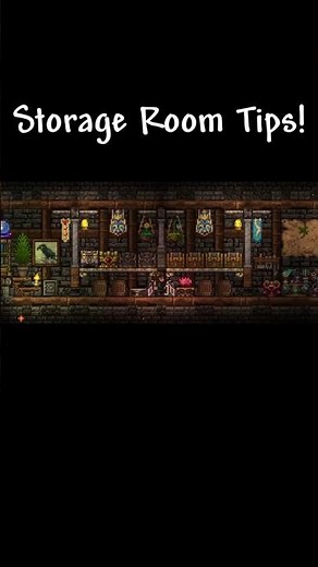 Storage Room Tips! | Terraria 1.4.5 | #terraria #shorts