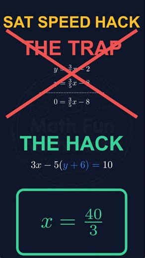 SAT Math Hack: Solve Linear Shifts in 30 Seconds! ⚡️