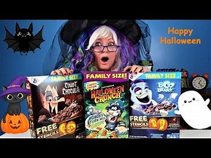Halloween Cereal Count Chocula Captain Crunch Boo Berry Granny McDonald