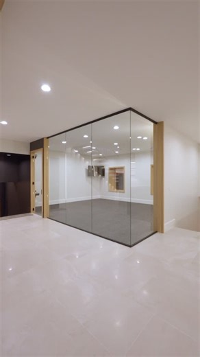 Millhaven on Instagram: "Is this the dream basement? Seriously has everything you need while still maintaining a modern aesthetic. #utahhomes #customhomedesign #designbuild #interiordesign #architecture #plandesign #homedesign #homesweethome"