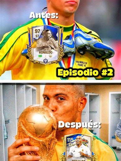 Probando todas las cartas de Ronaldo Nazario en el fc26 #fcmobile #fifamobile #ronaldo #foryou #viral