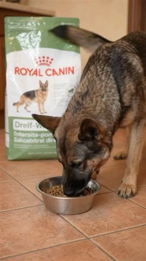 German shepherd dog eating food 🥘 #shorts #shortvideo #germanshepherd #petshub #shortsfeed #puppy