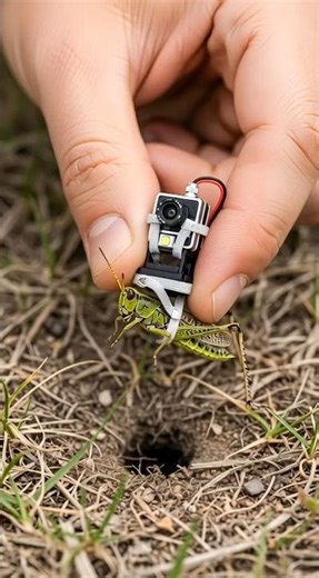 Inside a Grasshopper Nymph’s Hidden World: Micro-Camera POV Adventure 🦗 Ep 5