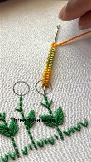 Threads kalakari on Instagram: "Let's make it easy 🪡❤️ #threadskalakari #threadswork #viral"