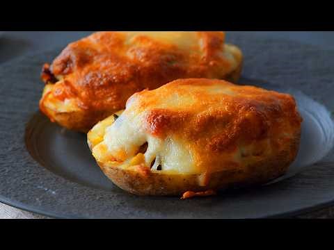 This Spudtacular Recipe Is SO Easy & SO Tasty! Cheesy Twice-Baked Potatoes Stuffed With Veggies