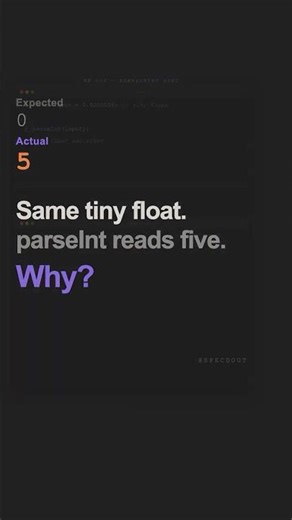 parseInt silently misreads small floats — JavaScript gotcha