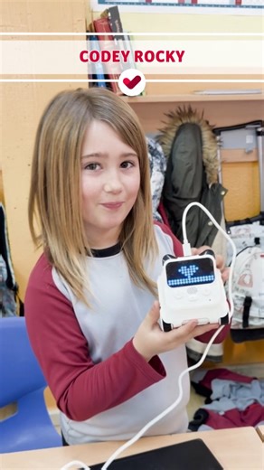 Escola Vedruna l'Espluga de Francolí on Instagram: "CODEY ROCKY 💻 A la nostra escola, la robòtica ens acompanya des de I3 fins a 6è. Els més petits comencen amb les divertides Bee-bots, i a primària els reptes es fan més avançats amb robots com el Codey Rocky, que combina programació digital i moviment. Els nens i nenes poden programar el robot perquè es mogui, giri, segueixi recorreguts, reaccioni als obstacles i utilitzi els sensors de llum, color i distància. A més, el Codey Rocky pot mostra