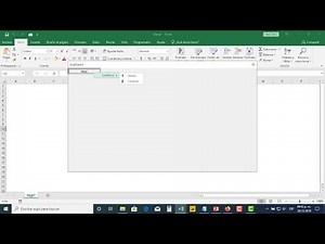 Cómo crear un menú dentro de un USERFORM de Excel