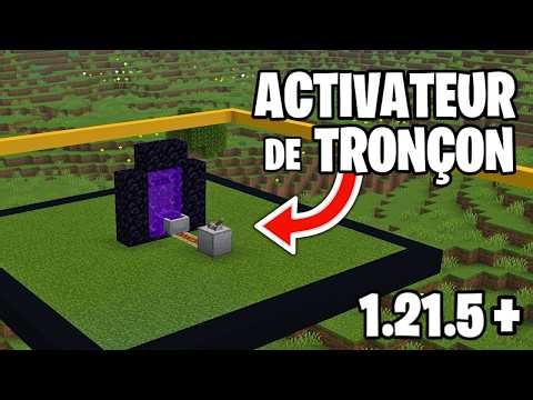Activateur de Tronçons 1.21.5! Tuto Minecraft Java