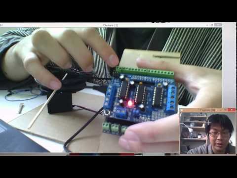 【10分】Ardublockでローテーションサーボを使う（モーターシールドの場合、直結の場合）