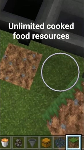 Unlimited cooked food resources #youtubeshorts #minecraft #minecraftsurvivalseriesepisode1 #viral