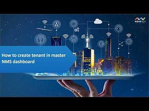 How to create tenant in master NMS dashboard