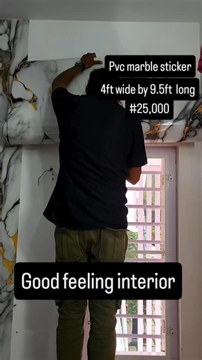 Good feeling interiors. on Instagram: "Transform your space to new with our pvc marble sticker... Send in a DM 08169379242 #foryouシ #facebookreelsシ゚viral #fypppppppppppppppppppppppppppppppppppppppppppppppppppppppppppppppppppppp #interiors #pvcsticker"