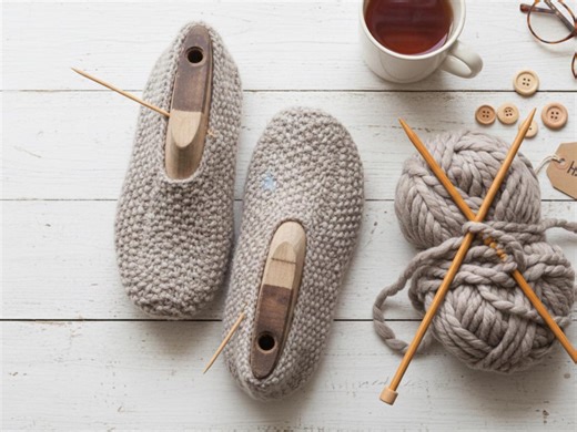 Easy Knit Slippers Pattern – Beginner-friendly Two-needle Knitting Pattern – Slipper Socks PDF Download – DIY Gift Idea - Etsy