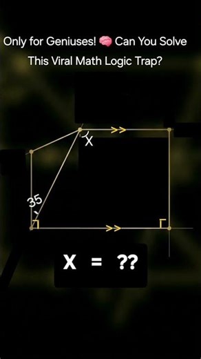 Only for Geniuses! 🧠 Can You Solve This Viral Math Logic Trap?