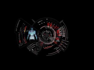 Motion Graphics Iron Man hud
