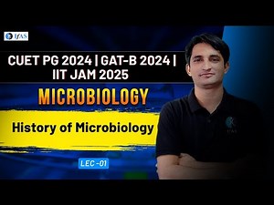 History of Microbiology | Microbiology | GAT - B, CUET PG - 2024 | IIT JAM - 2025 | Vishal Sir