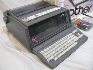 Vintage word processor computer