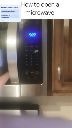 how to open a microwave tutorial#tutorial