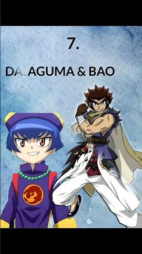 TOP 10 BEYBLADE DUO'S METAL FURY #beyblade #metalfury #anime