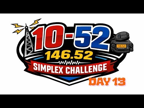 Day 13 of 52 – Calling CQ on 146.52 10-Minute Simplex Challenge