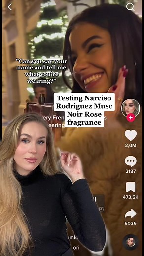 Testing Narciso Rodriguez Musc Noir Rose🍦#narcisorodriguez #fragrance#hajuvesi#beauty