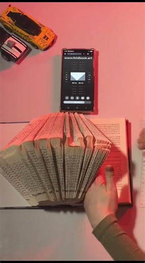 who are you rooting for?🏁 Web application: www.foldbook.art #diy #craft #formula1 #bookart #f1