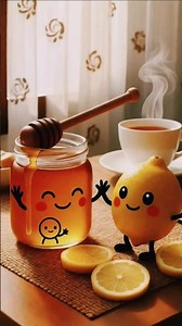 🍯🍋 𝐇𝐎𝐍𝐄𝐘 𝐌𝐄𝐄𝐓𝐒 𝐋𝐄𝐌𝐎𝐍! 😍✨ | Sweet 3D Cartoon Short | #Shorts