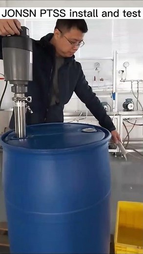 Barrel pump installation and operating, very easy to operate