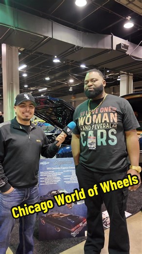 @Will Harris pulled up to #worldofwheels and brought this beautiful caprice. That thing had a lil trick that took us by surprise when he used the remote to lower the convertible top. #caprice #custom #donks #upholstery @Mark